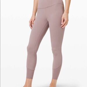 lululemon align high-rise pant 25” scallop - violet verbena